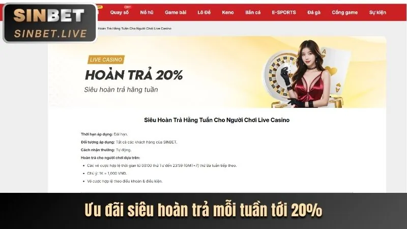 Trò chơi Baccarat trực tuyến với người chia bài thật